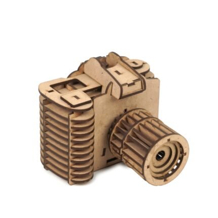 Wooden gift Camera
